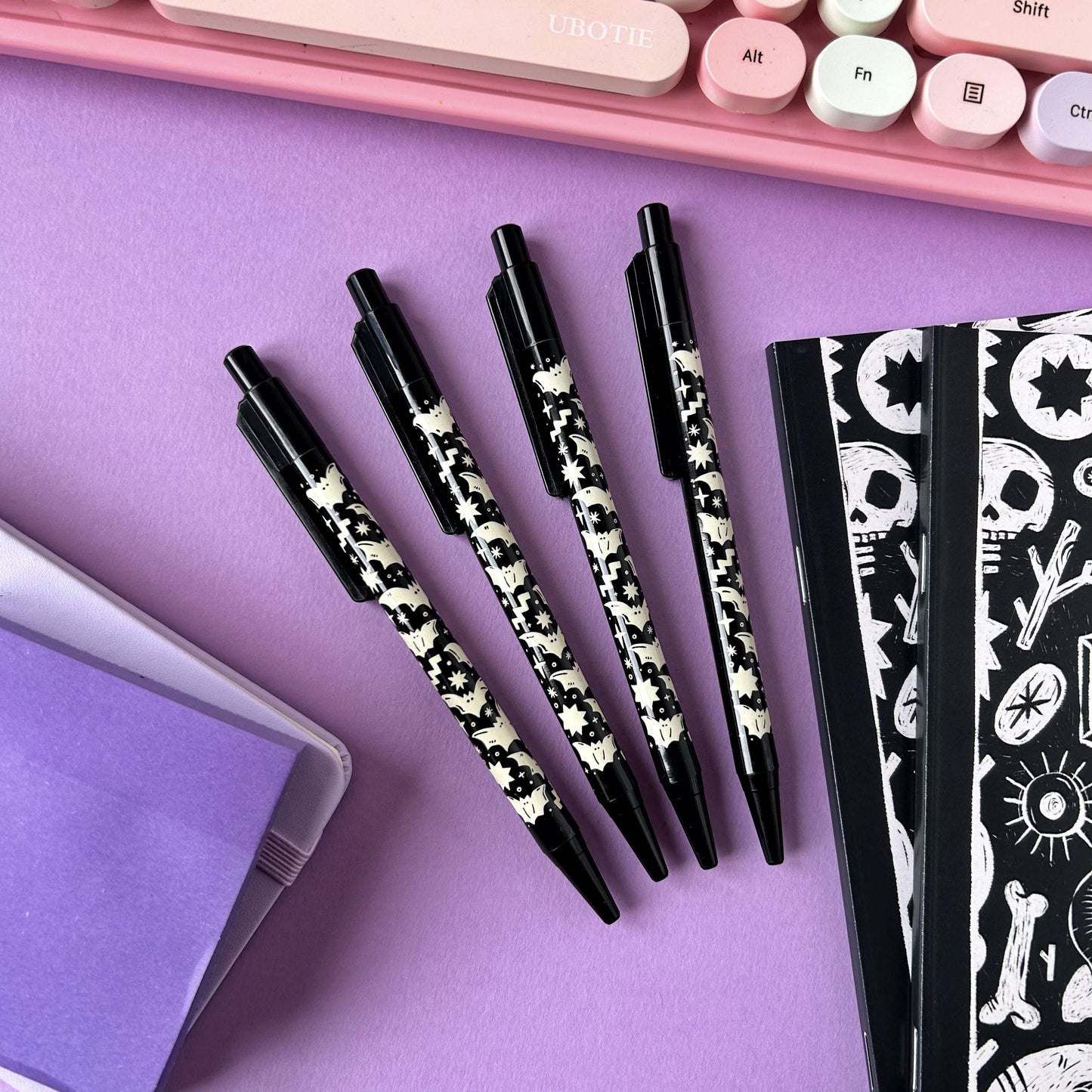 Bat Pattern Ballpoint Pen