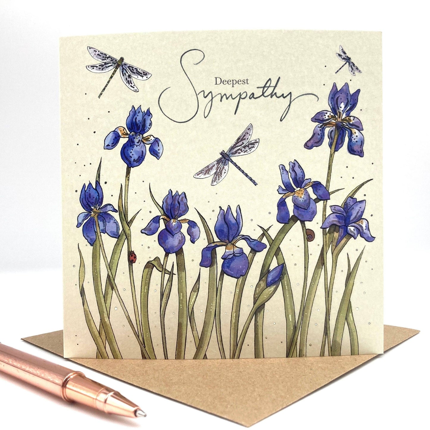 Dragonfly Sympathy Card