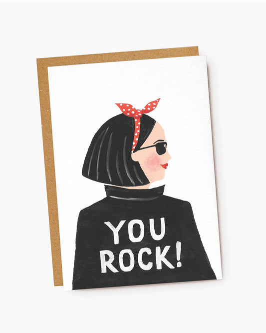 You Rock - Cool Girl Card
