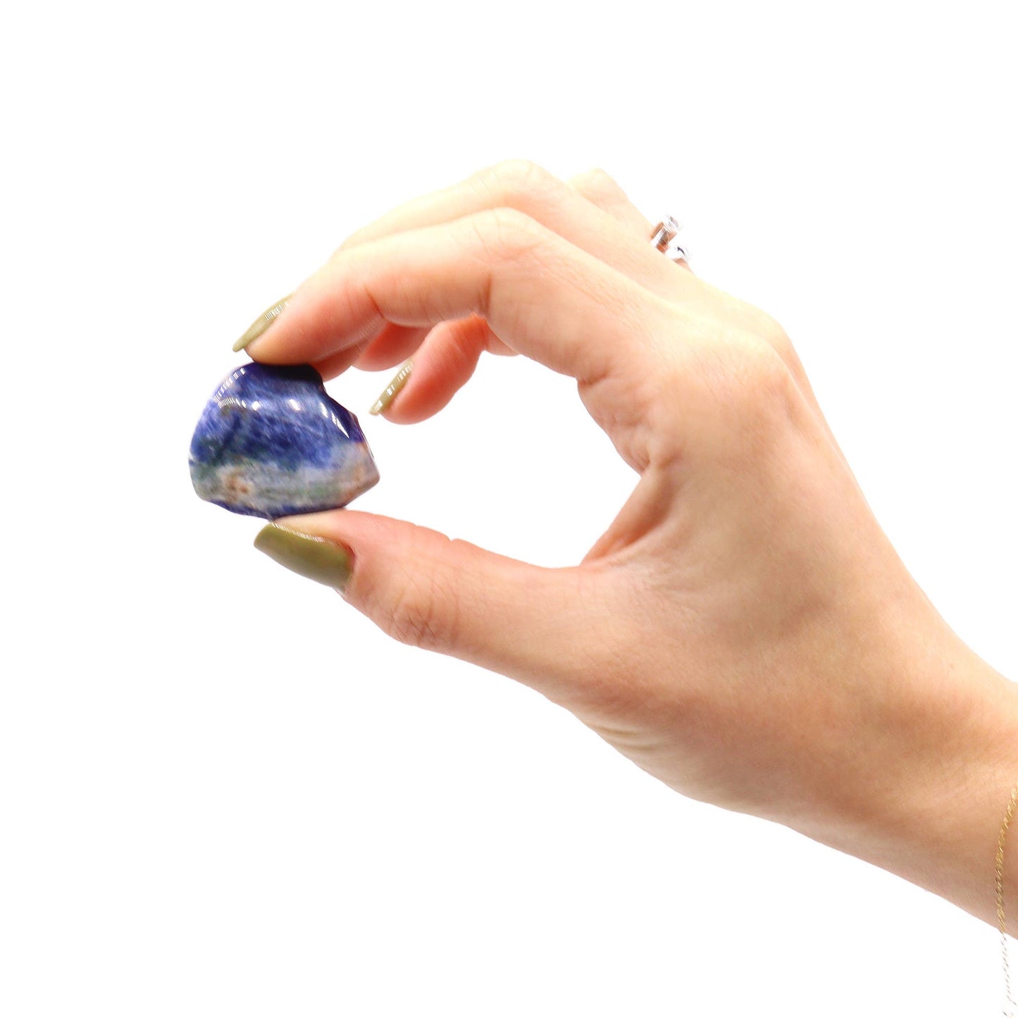 Spotted Sodalite African Tumble Stone