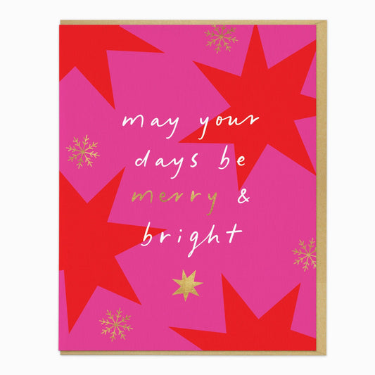 Merry & Bright Christmas Card