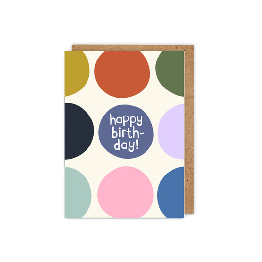 Gloss Spot Happy Birthday Card