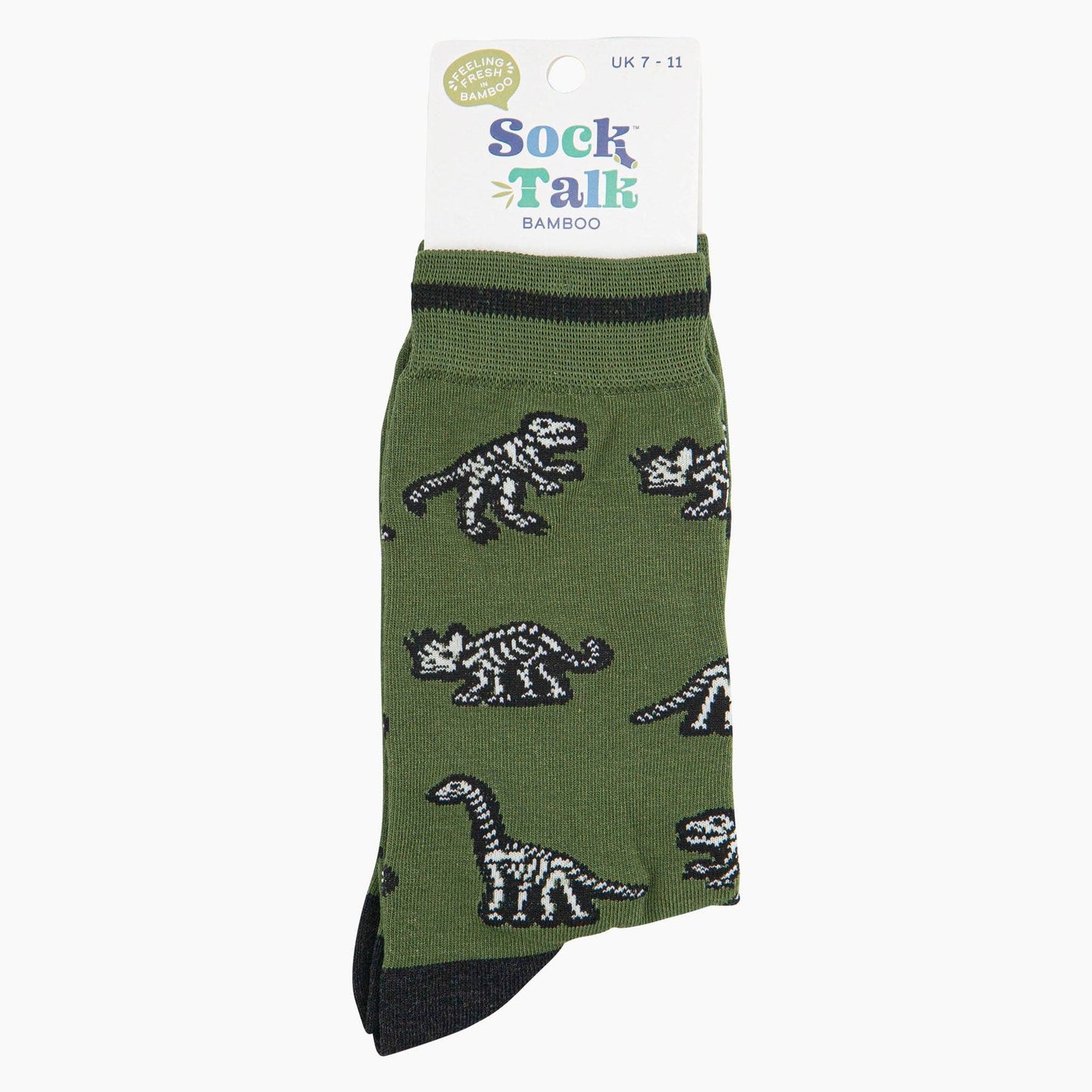 Dinosaur Bones Men's Bamboo Socks