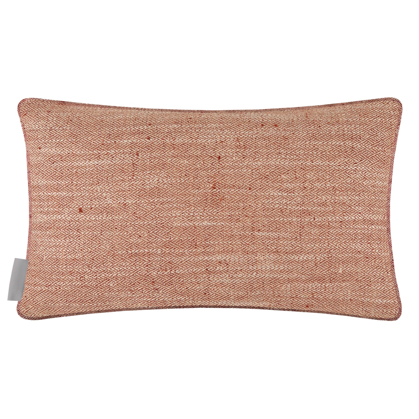 Jedburgh Textured Woven Rectangular Cushion Rust
