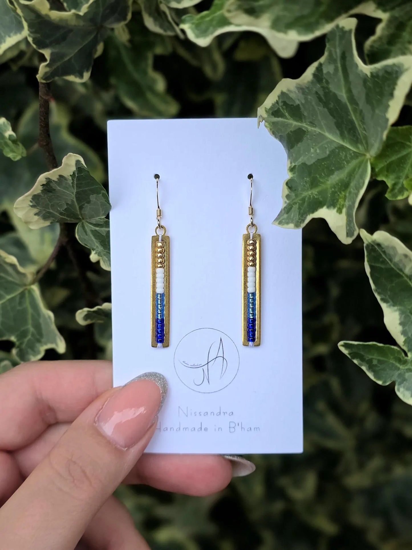 Minimalist Seed Bead Earrings - Gold Plated