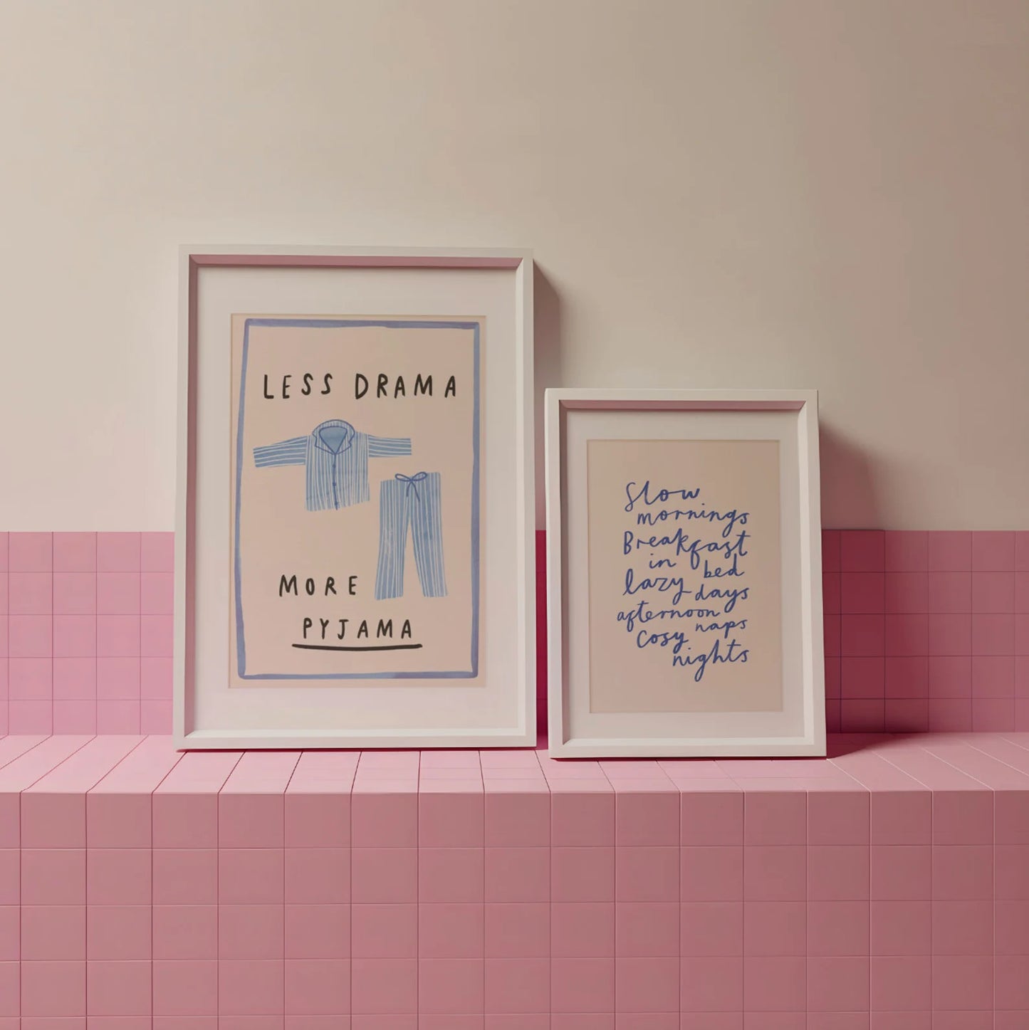 Slow Mornings Type A4 Print