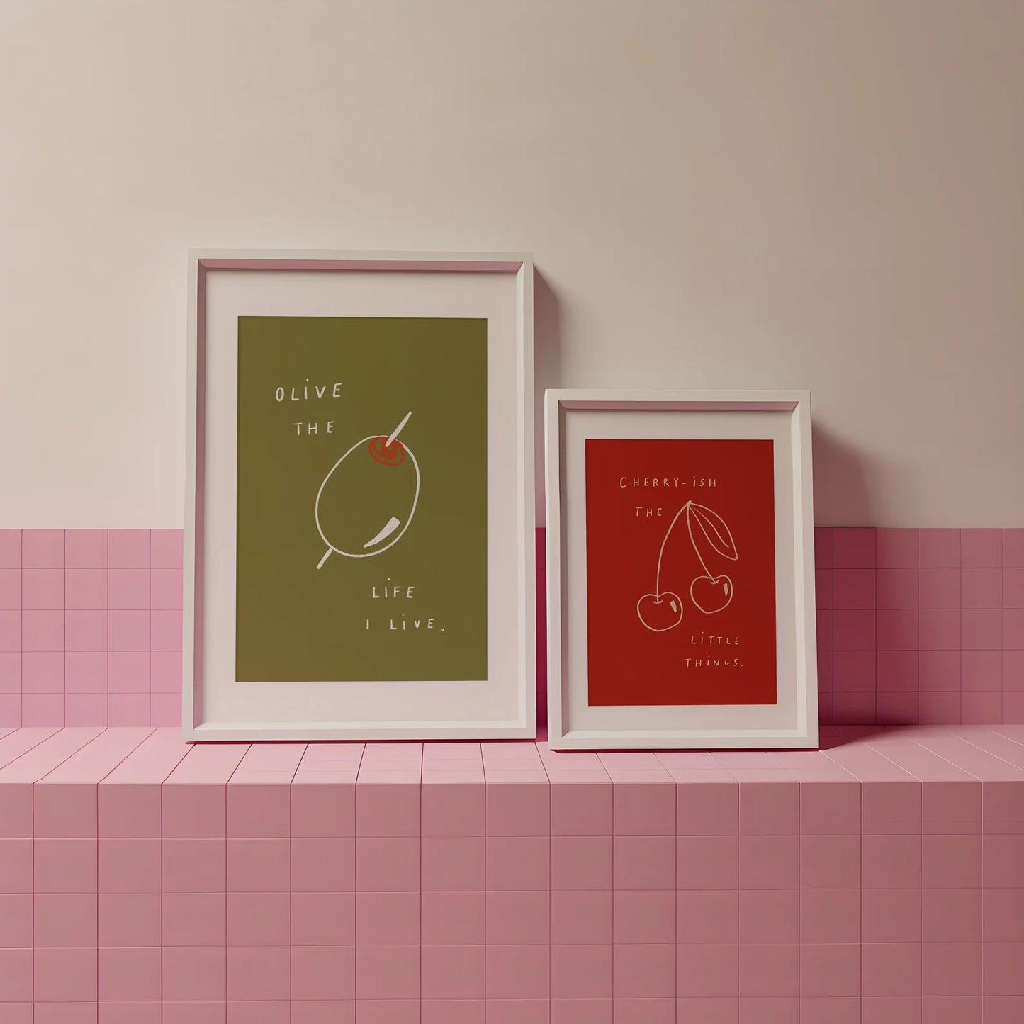 Olive The Life I Live A4 Print