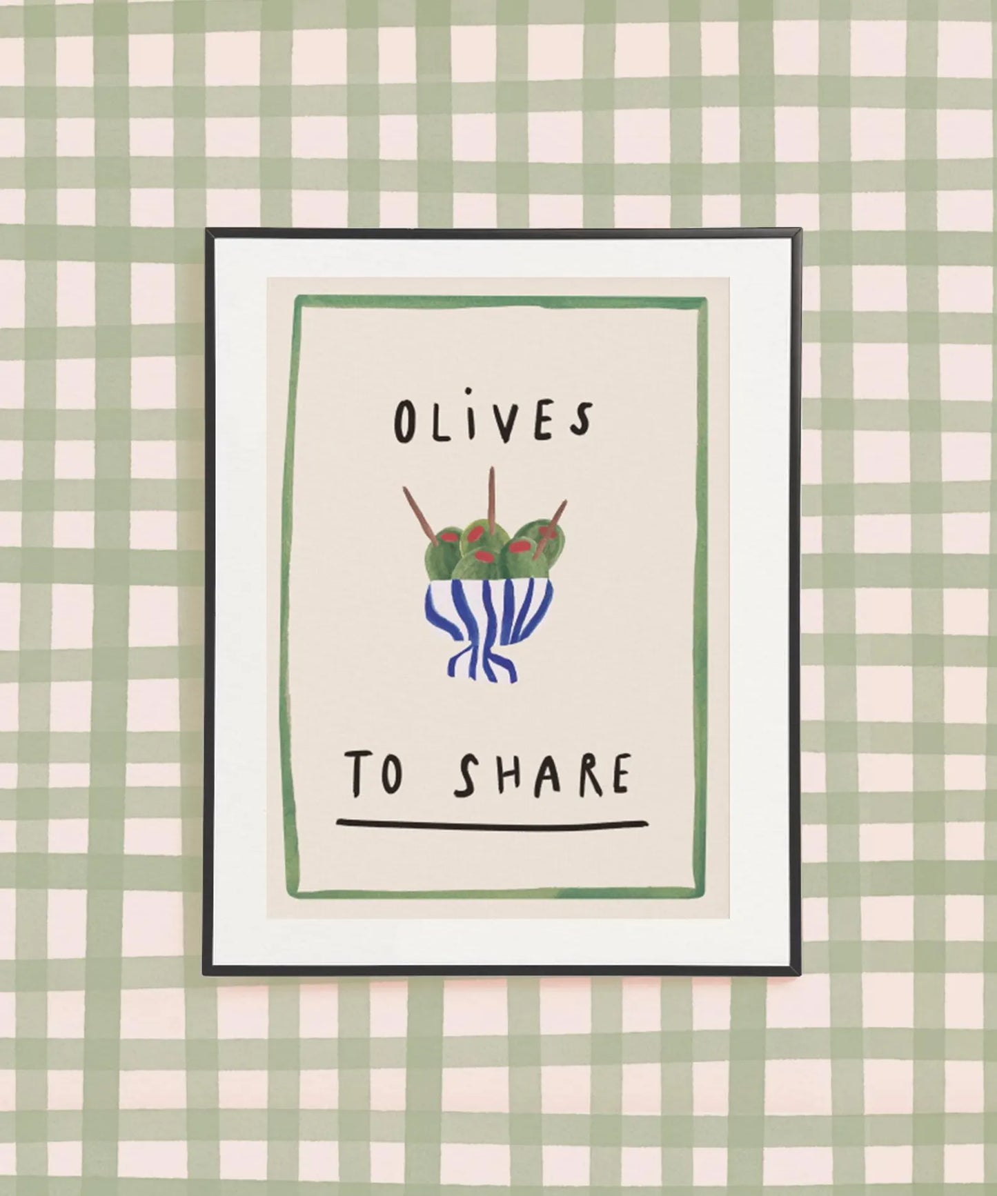 Olives To Share A4 Print